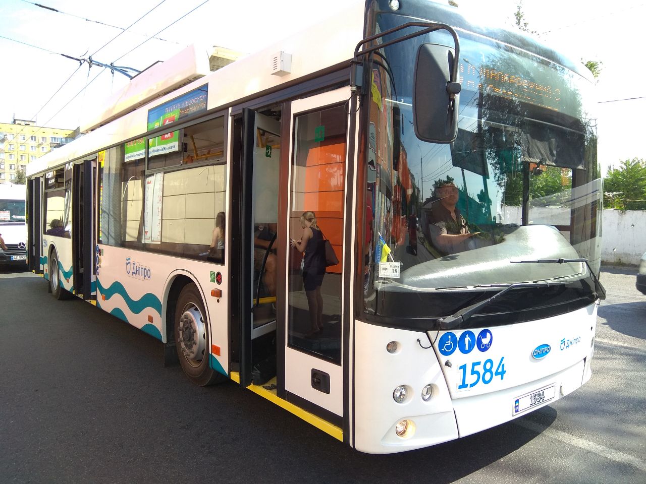 1 тролейбус Дніпро