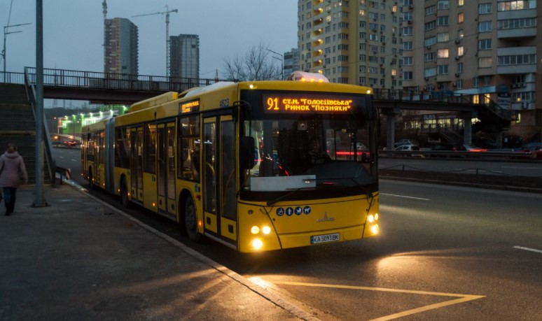 91 автобус Київ